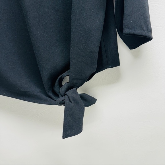 TALBOTS WOMENS CROP TOP SIZE XL BLACK NWT - Picture 3 of 10